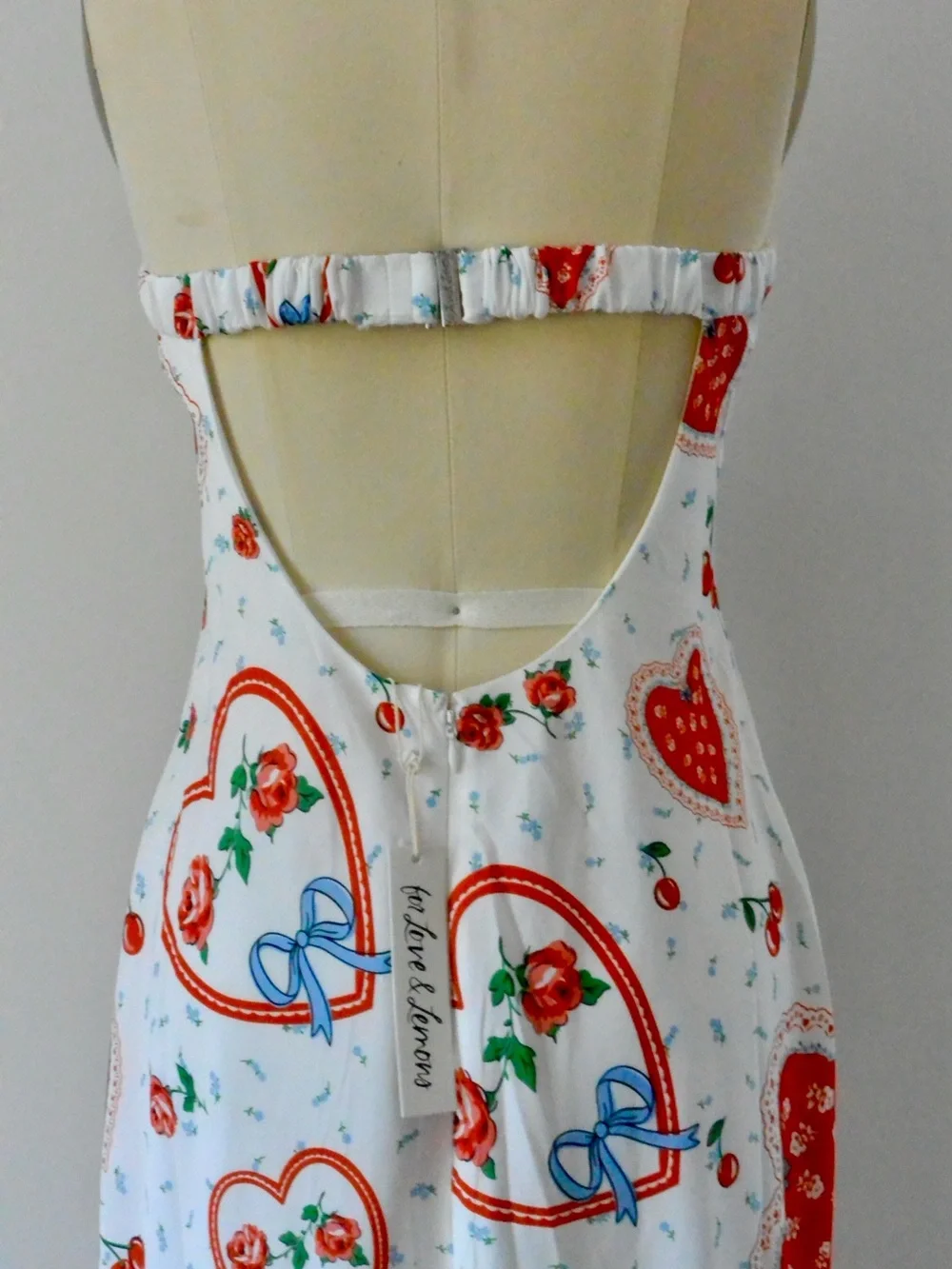 For Love and Lemons Daisy Mae strapless midi dress (size M) NWT - Picture 4 of 7